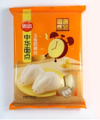 思念玉兔乃黄包 360g (12个入) 思念玉兔奶黄包 包子点心