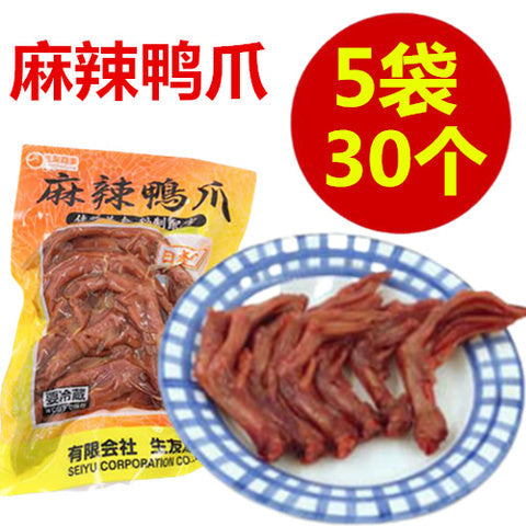生友 麻辣鴨爪 6个/袋*5袋30个 日本国内制作 保质期约10~15天
