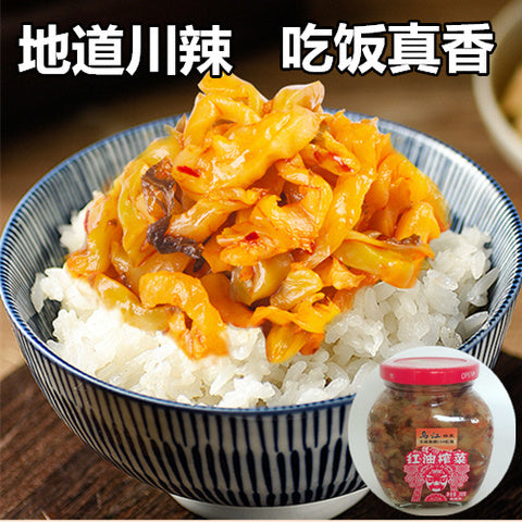 烏江 紅油榨菜 瓶装 300g 乌江红油榨菜