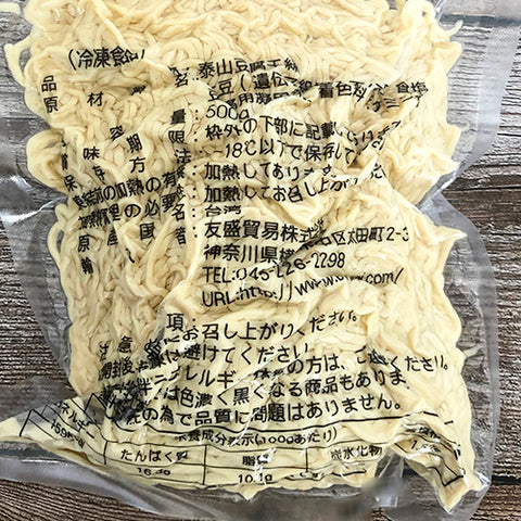泰山豆腐干絲 500g 泰山豆腐干丝