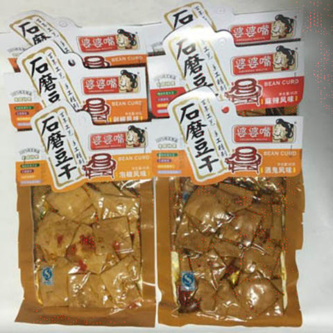 婆婆嘴豆腐干麻辣味6小袋