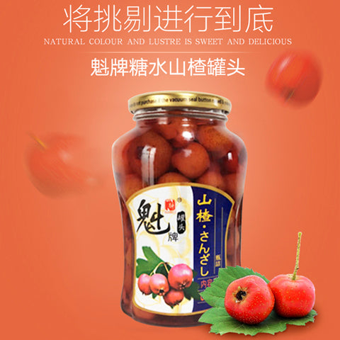 魁牌 山楂罐頭 680g 魁牌 山査缶頭 山楂罐头 水果罐头