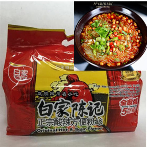 白家酸辣粉絲 五連包 525g 白家酸辣粉丝