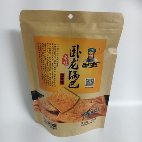 卧龍 鍋巴 爆辣 卧龙老灶锅巴爆辣味
