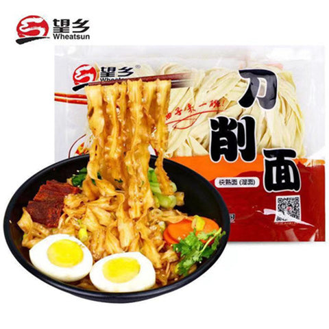 望郷牌 鮮刀削面400g 望乡鲜刀削面