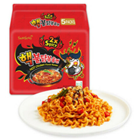 韓国 火鶏面(紅色包装) 140g*5袋 韩国火鸡面