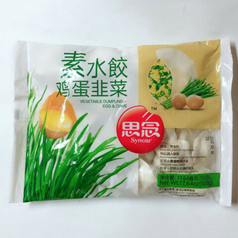 思念 韭菜鶏蛋水餃500g 思念韭菜鸡蛋水饺