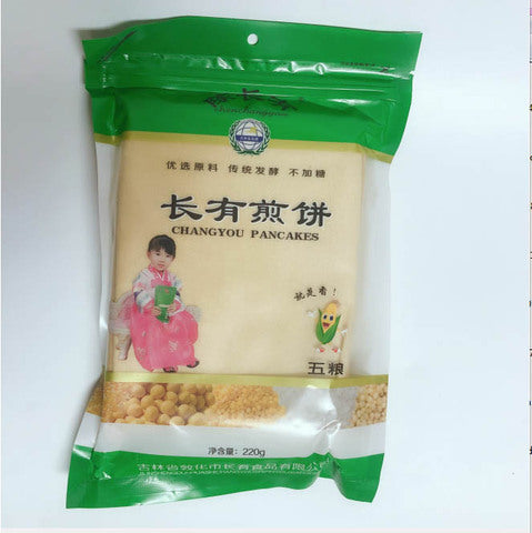 長有 五粮煎餅 220g*5袋 长有五粮煎饼