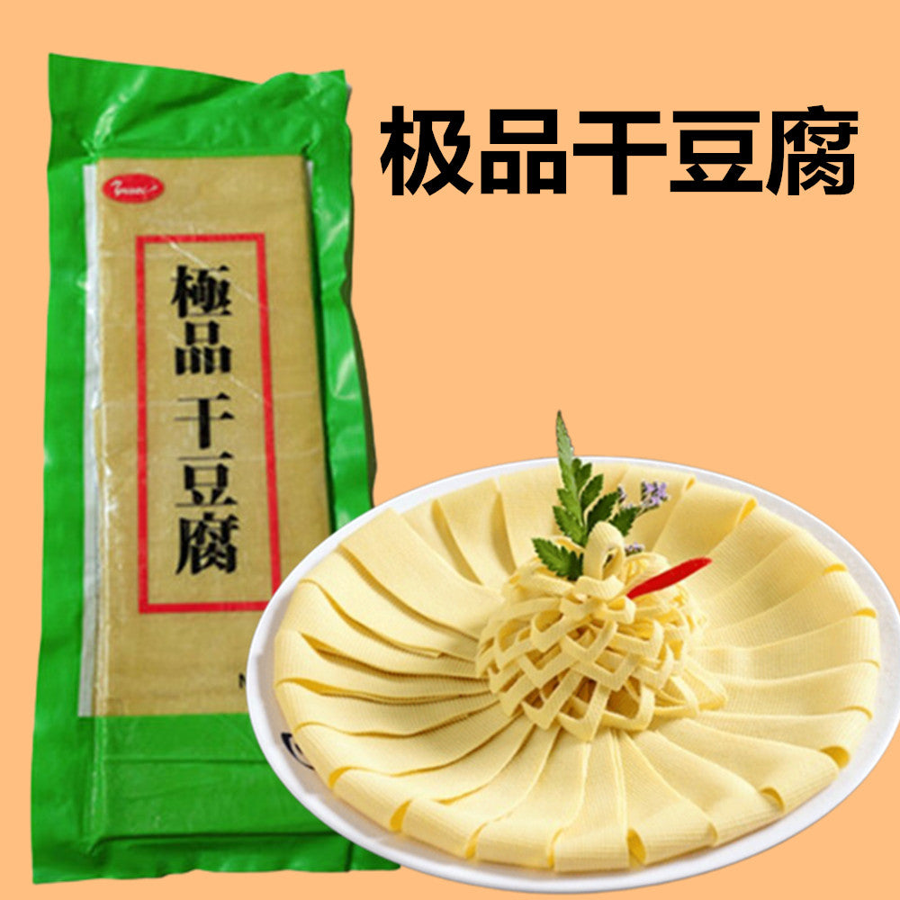 友盛極品干豆腐400g　极品干豆腐　豆腐皮