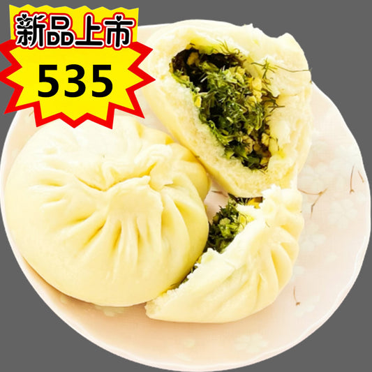 手作り茴香鶏蛋包子（2入）300g　手工制作茴香鸡蛋包子　新品尝鲜价535原价595　