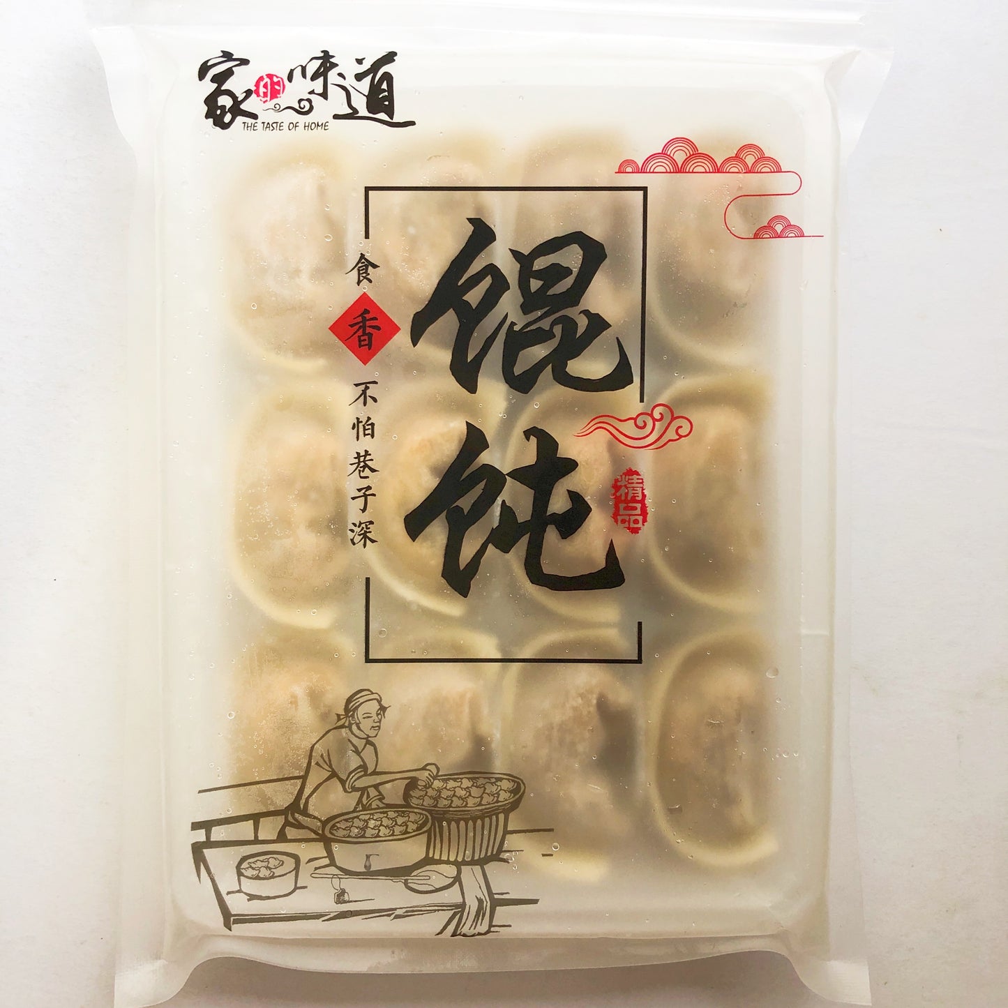 華華 豚肉椎茸大雲呑 首袋尝鲜299　第二袋开始399　原价545　纯手工香菇猪肉大云吞　 　猪肉香菇大云吞　馄饨 大雲呑