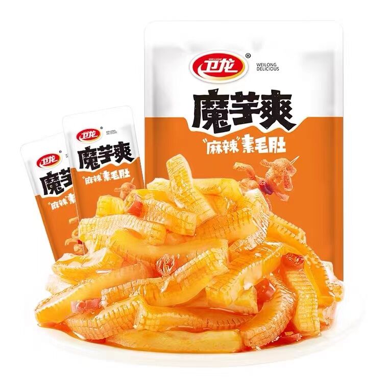 衛龍 素毛肚 麻辣50g 内含6小袋 + 香辣50g 内含6小袋