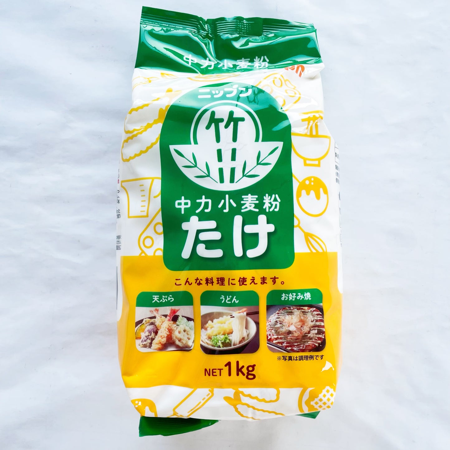 nippn たけ 中力小麦粉 1kg新品特价349  ニップン 中力小麦粉 たけ 1Kg 小麦面粉