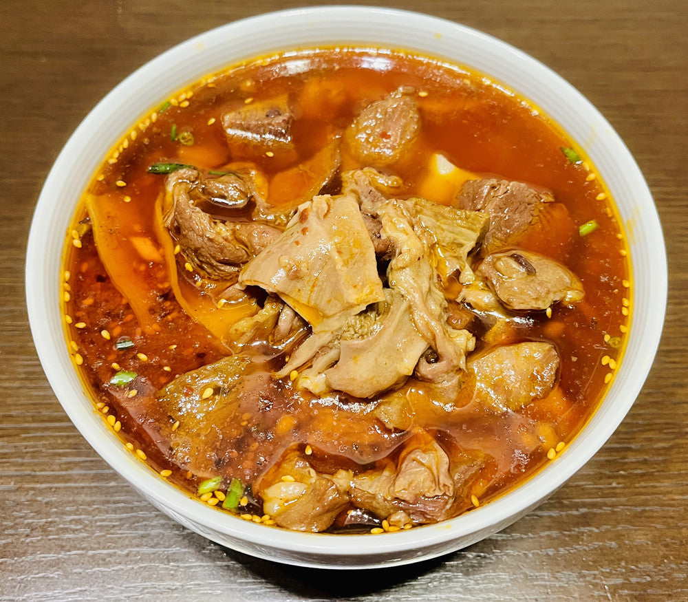 亮哥麻辣牛肉刀削面　特价998原价1193　　亮哥麻辣牛肉刀削面　筋头巴脑牛肉面