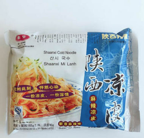 陝西凉皮 鮮香麻辣味 165g*3袋   陕西凉皮 鲜香麻辣味