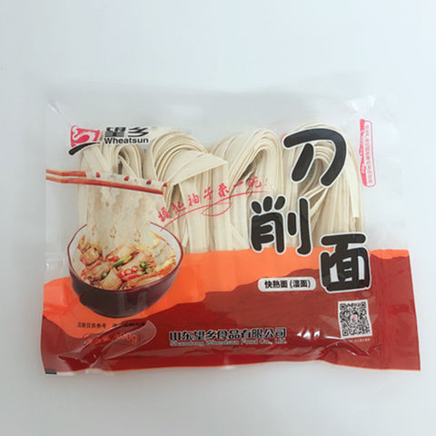 望郷牌 鮮刀削面400g*3袋　望乡鲜刀削面