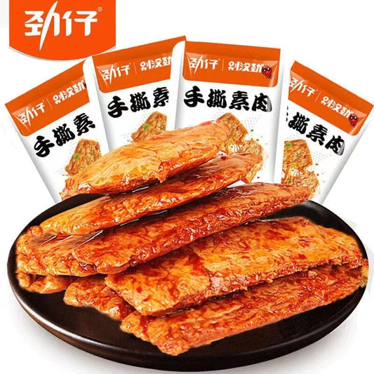 勁仔素肉香辣牛肉味 23g*10袋 劲仔手撕素肉