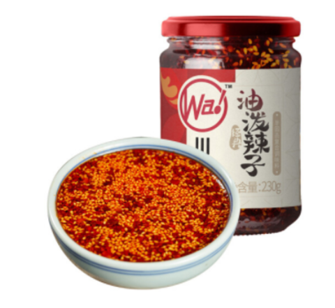 川娃子 油po泼辣子 230g　川娃子油泼辣子　辣椒油