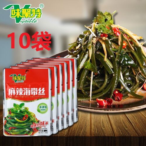 味聚特 麻辣海帯絲 80g *10袋