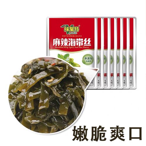 味聚特 麻辣海帯絲 80g *5袋