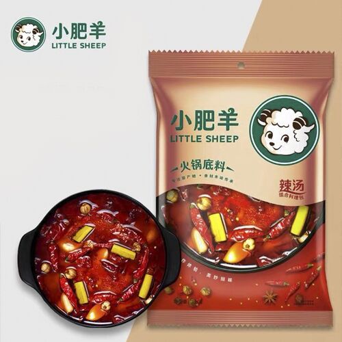 小肥羊火鍋底料（辣湯）鍋の素 235g（4~6人份）　小肥羊火锅底料辣汤