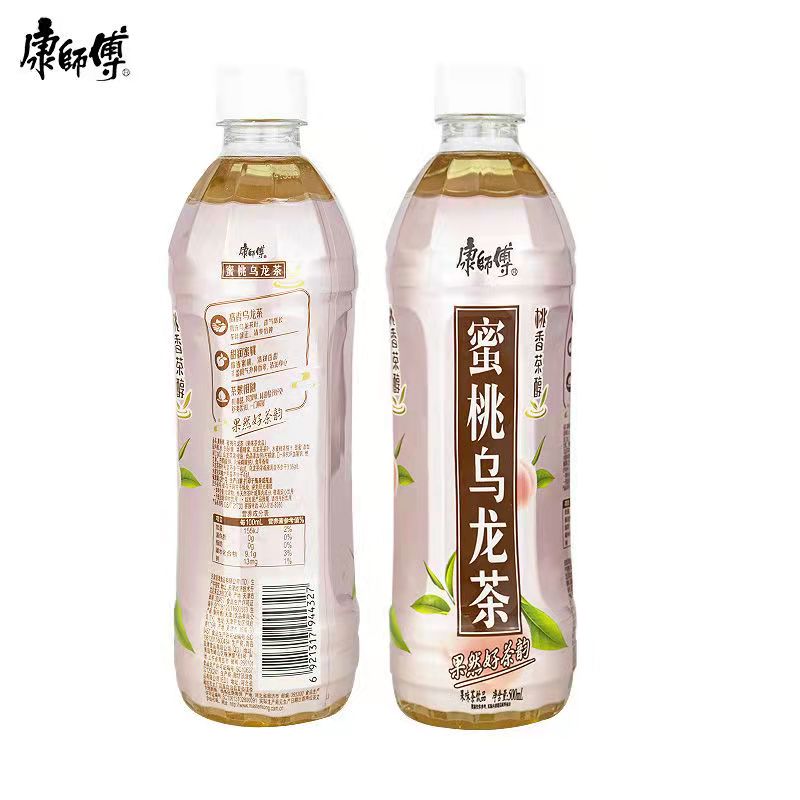 康師傅 蜜桃烏龍茶 500ml 康师傅蜜桃乌龙茶 饮料