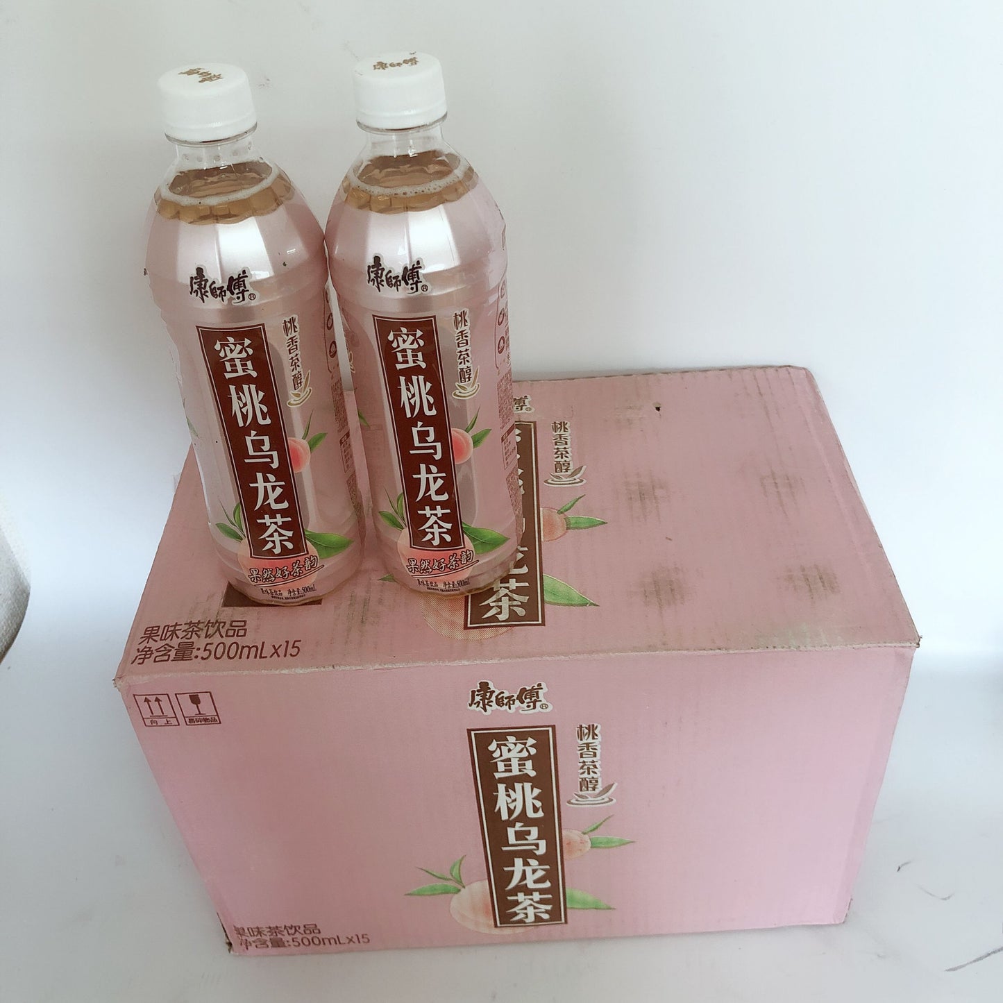 康師傅 蜜桃烏龍茶 500ml 康师傅蜜桃乌龙茶 饮料