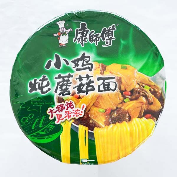 康師傅 小鶏燉麿菇桶装101g　康师傅小鸡炖蘑菇