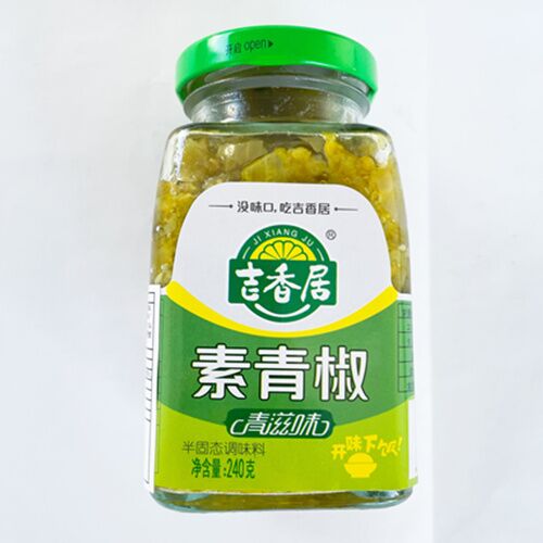 吉香居素青椒 240g　辣椒酱