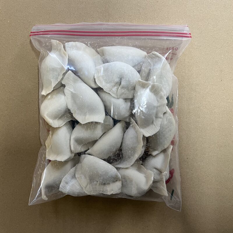 華華手工制作豚肉大葱水饺400g 第一袋尝鲜价299　第二袋开始特价399   原价545　纯手工猪肉大葱水饺