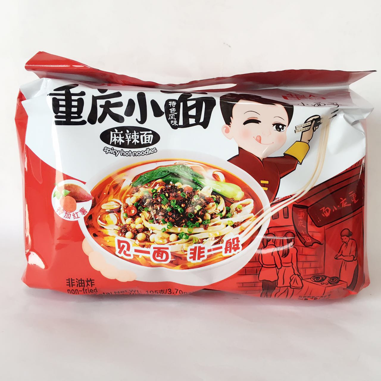 光友 重慶小面（麻辣面）4連包 440g　光友重庆小面