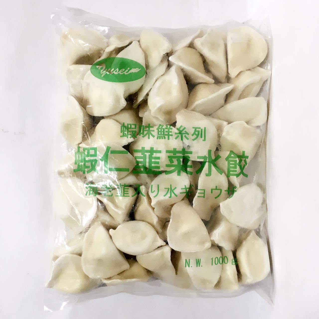 友盛 蝦仁韭菜水餃子 1kg 虾仁韭菜水饺