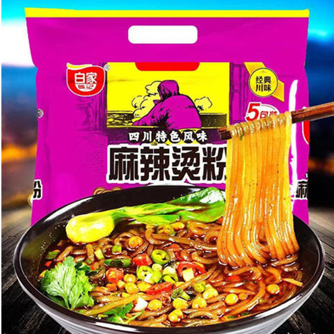 白家麻辣湯粉絲 五連包 525g　白家麻辣烫粉丝