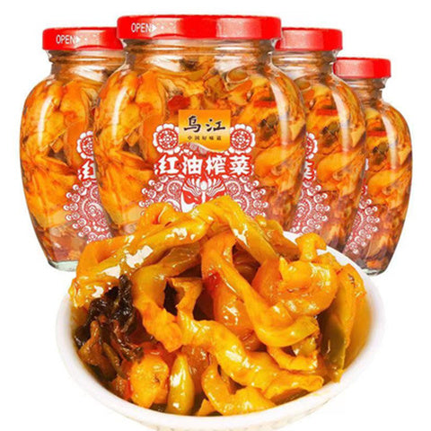 烏江 紅油榨菜 瓶装 300g 乌江红油榨菜