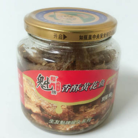 魁牌 香酥黄花魚168g　魁牌香酥黄花鱼罐头