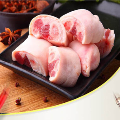 冷凍切豚足 （豚蹄） 1kg  切猪足 猪爪子 猪脚