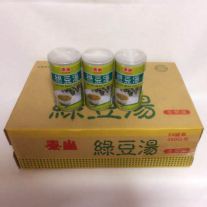 泰山緑豆湯 350ml*24罐整箱　泰山绿豆汤