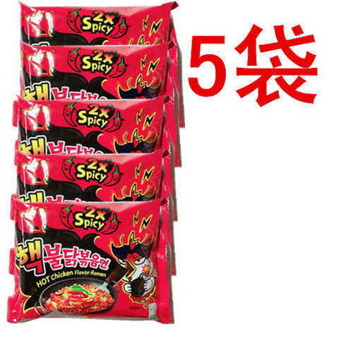 韓国 火鶏面（紅色包装）  140g　韩国火鸡面 超辣