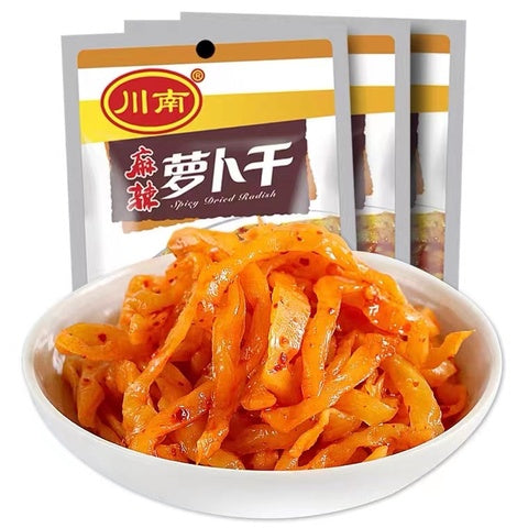 川南 麻辣蘿卜干 62g*10袋　川南麻辣萝卜干